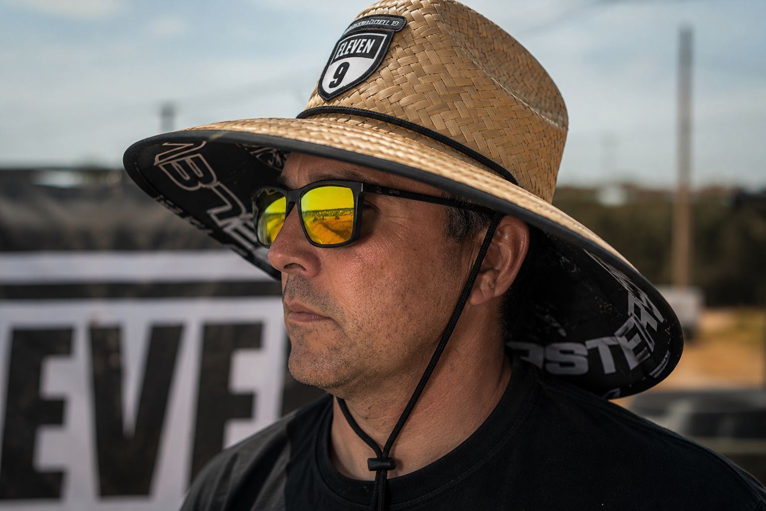 Sombrero Racing ELEVEN 9 de paja