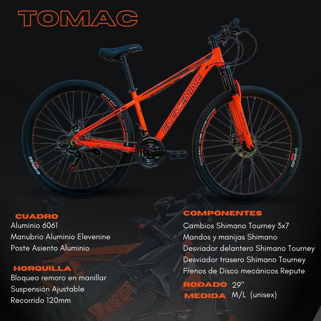 Bicicleta de Montaña MTB 29″ TOMAC - Elevenine® Bikes